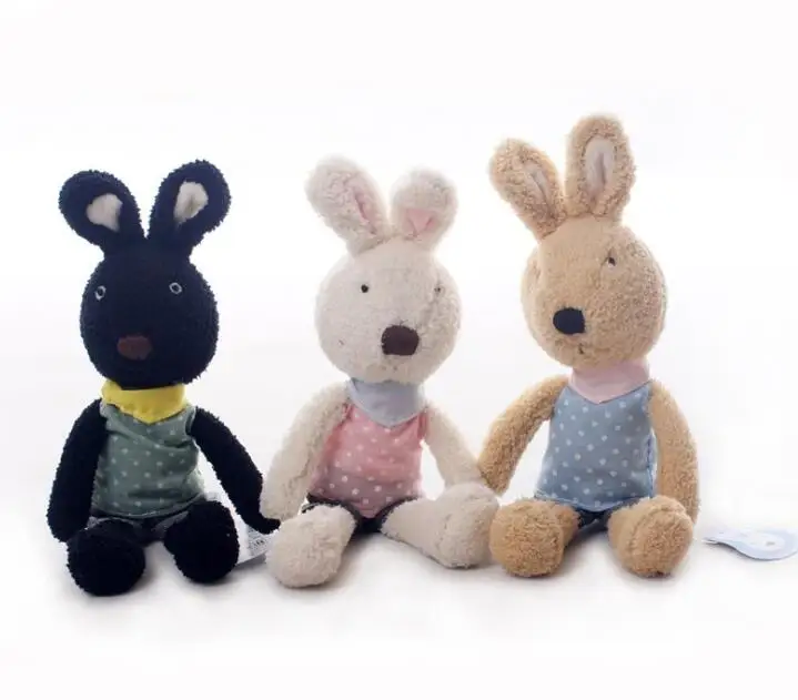 Кэндис Го! Супер милые плюшевые игрушки прекрасный ле сукре кролик пятна одежды шарф кролик кукла девочки день рождения Рождественский подарок 1 шт