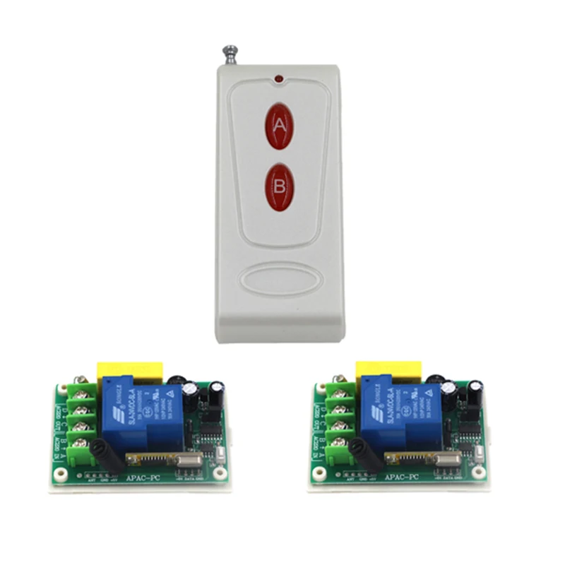 1Set Remote Switch System AC 220v 30A 315MHZ 1CH Wireless RF Remote Control Switch Transmitter + Receiver 4369 ac 220v motor rf wireless remote control switch system 315mhz 220v up