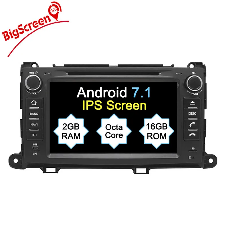 Perfect 8inch Android 7.1 Car Stereo GPS Navigation For Toyota Sienna 2010 2011 2012 2013 2014 Head Unit Multimedia Monitor Satnav 1080P 1 Perfect 8inch Android 7.1 Car Stereo GPS Navigation For Toyota Sienna 2010 2011 2012 2013 2014 Head Unit Multimedia Monitor Satnav 1080P 1