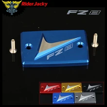 RiderJacky Para YAMAHA FZ8/FAZER FZ 8 2010-2014 2011 2012 2013 Motocicleta Reservatório de Fluido de freio Dianteiro Azul tampa de cobertura