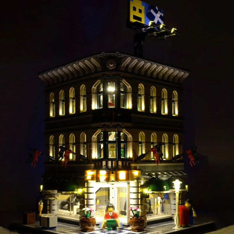 Led Light Set For Lego 10211 Building Blocks Grand Emporium toys For Kids Compatible 15005 Bricks Creator City Street Lighting   (1)
