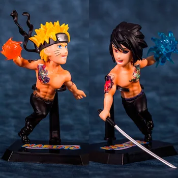 

16cm Naruto Uzumaki Naruto Uchiha Sasuke figure PVC Doll anime toys collection Cartoon for friend gift