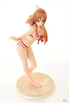 

Anime Sword Art Online Asuna Swimsuit Standing Ver PVC Action Figure Collectible Model doll toy 25cm