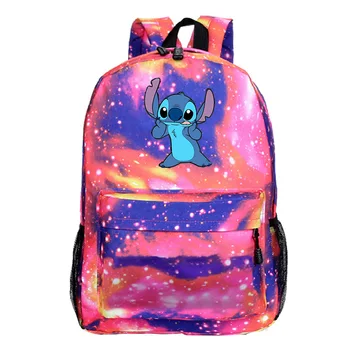 

2019 Hot Sale Teens Kawaii Stitch Backpacks Men Women Boys Girls Popular Back to School Gift Mochila Students Laptop Rucksack