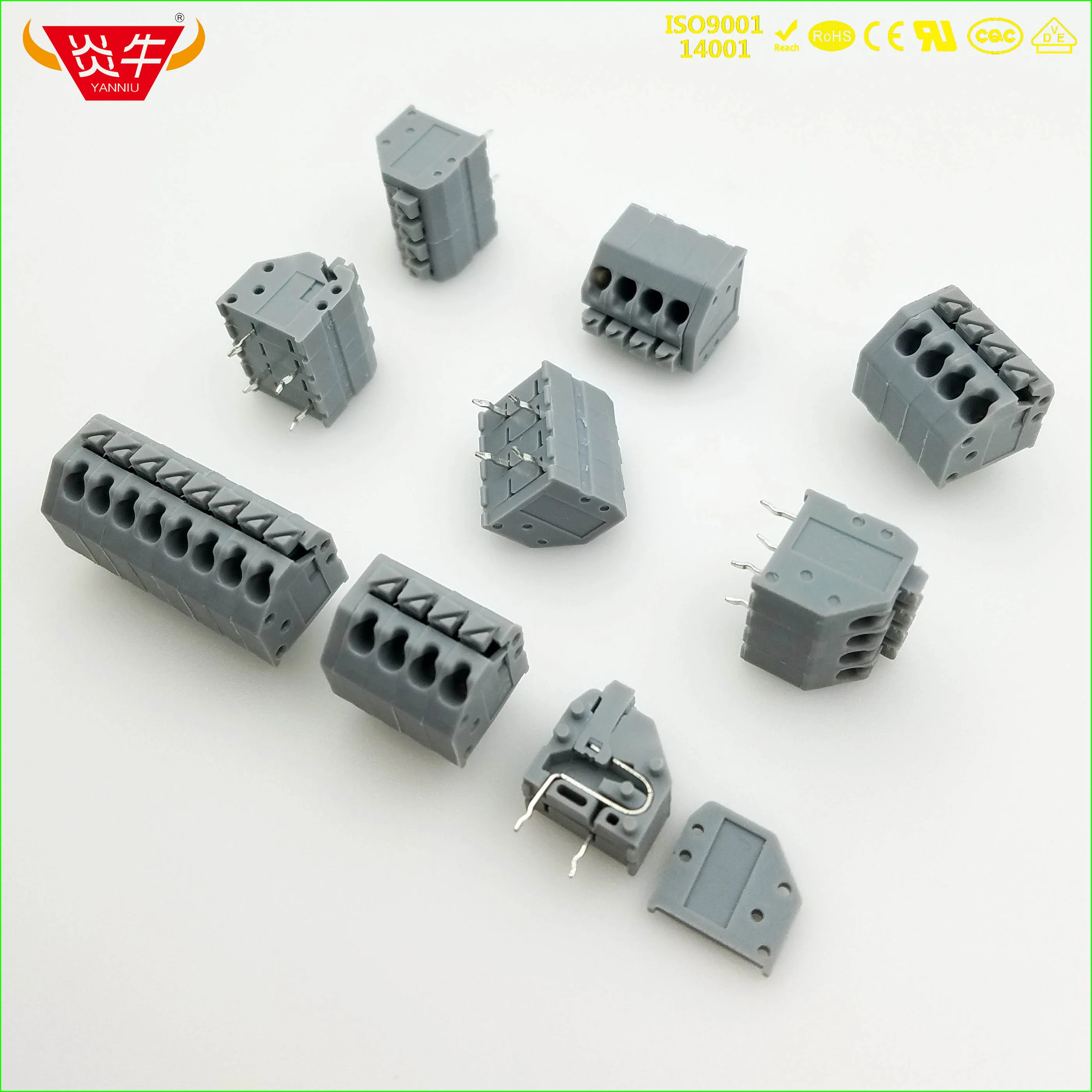 KF250 7 0 2P ~ 12P PCB Пружинные клеммные блоки DG250 мм 2PIN 12PIN PTSA 5/2-3 5-Z-1985195 Феникс контакт DEGSON