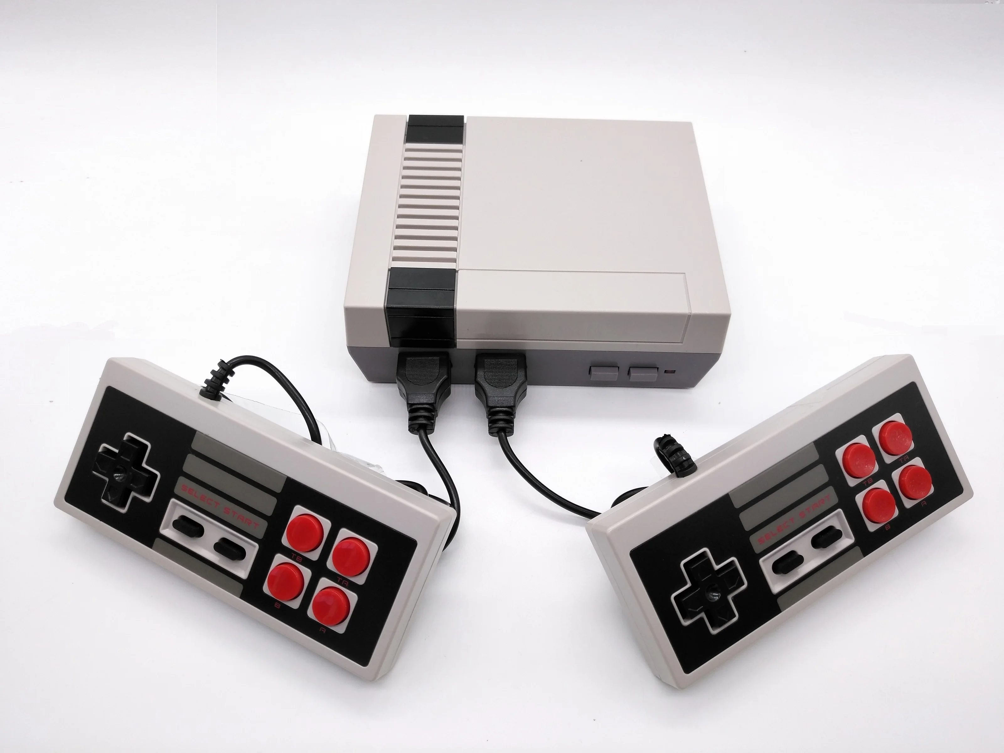 Мини ТВ игровой консоли для NES 8 bit игры с 500 различных Встроенные игры двойной Игровые поддерживает PAL и NTSC