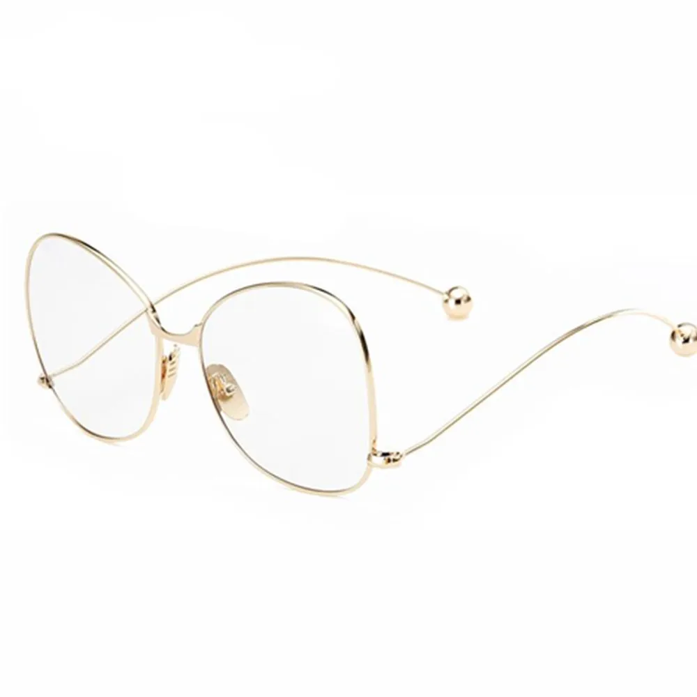 Fashion Optical Frame Women Pearl Eyewear Myopia Glasses Frames Clear