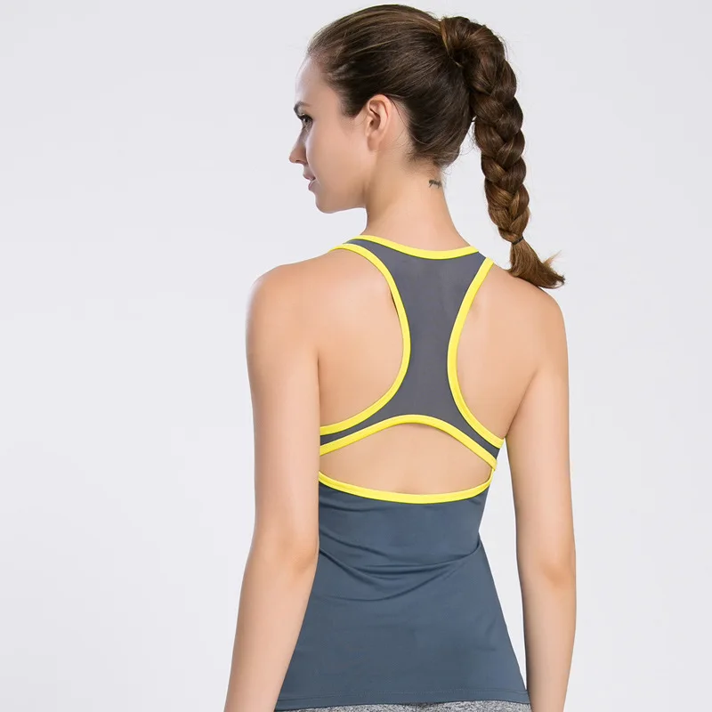 ladies fitness vest tops