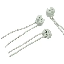 10 шт. MR11 MR16 GU5.3 гнездо держатель керамическая галогеновая лампа База Разъем Держатель Лампы