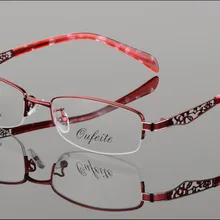 Новые женские очки для близорукости женские близорукие очки Рецептурные очки красные оправа для очков-0,50 до-6,00