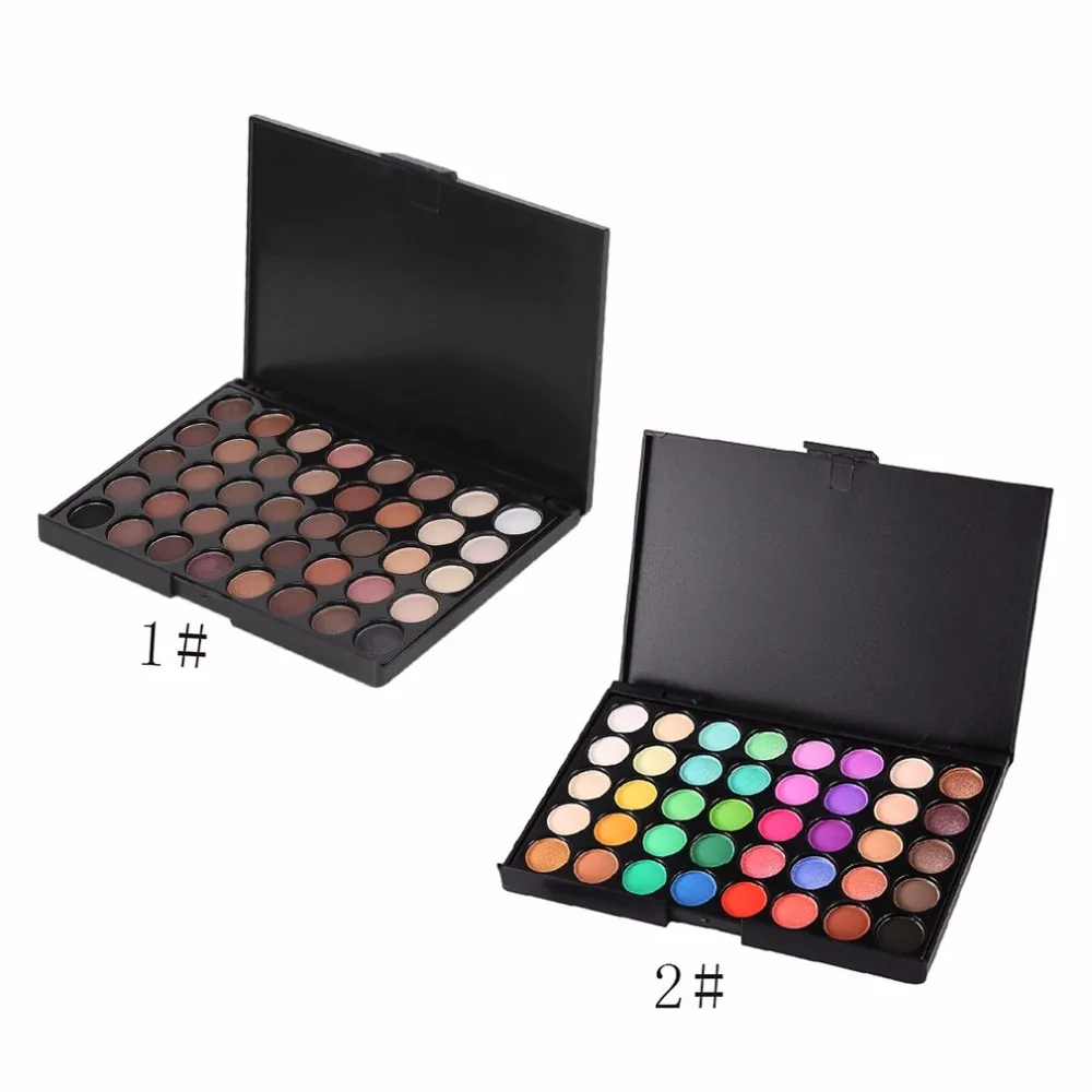 

40 Colors/Set Women Facial Cosmetics Makeup Eyeshadow Pallete Luminous Matte Eye Shadow Palette Eye Make Up Tools With Brush