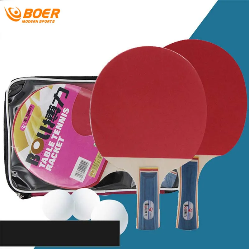 BOER-Table-Tennis-Racket-Double-pimples-in-rubber-Ping-Pong-Racket-fast-attack-and-loops-or