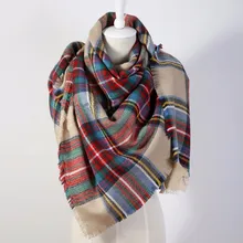 2016 za Brand winter women Cashmere Scarf Plaid Oversized 140X140cm Square Shawls 100% Acrylic warp knitting warm Shawl Wrap 2016 za Brand winter women Cashmere Scarf Plaid Oversized 140X140cm Square Shawls 100% Acrylic warp knitting warm Shawl Wrap