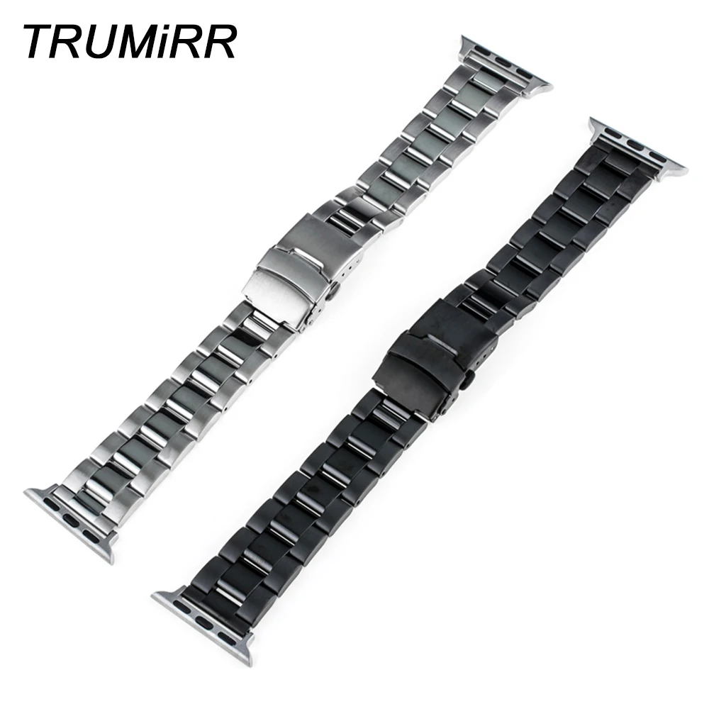 Buy Stainless Steel Watchband + Adapters for iWatch Apple Watch Sport Edition