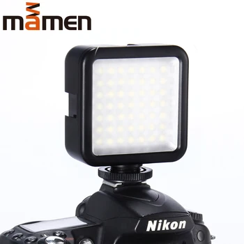 

Mini Interlock Camera LED Panel Light Dimmable Camcorder Video Lighting With Shoe Mount Adapter / for Canon Nikon Sony A7 DSLR