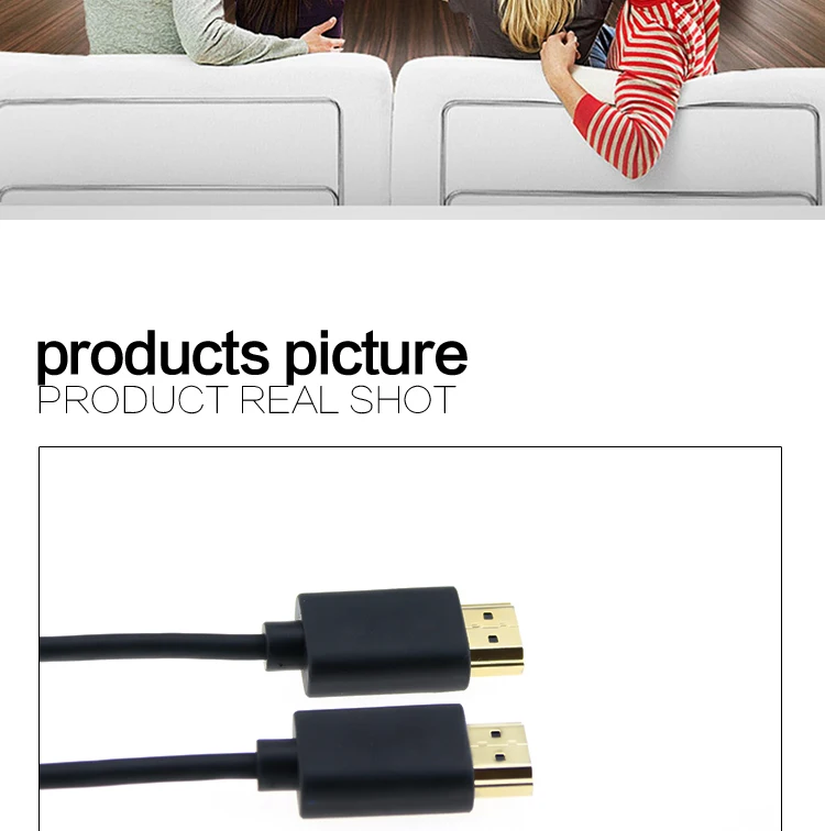 Kingone HDMI Cable Video Cables Gold Plated Male 1.4 1080P 3D Cable For Apple TV LCD PS3 PS4 Projector Computer HDMI 4K Adapter  (8)
