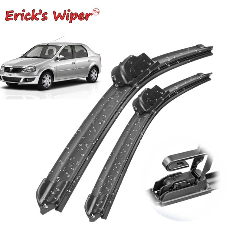 

Erick's Wiper LHD Front Wiper Blades For Dacia Logan MK1 2004-2011 Windshield Windscreen Front Window 20"+20"