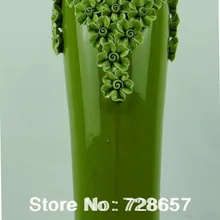 Красивая и элегантная абрикосовая керамическая и фарфоровая ваза для домашнего украшения. Костяного фарфора Изысканная лакированная ваза