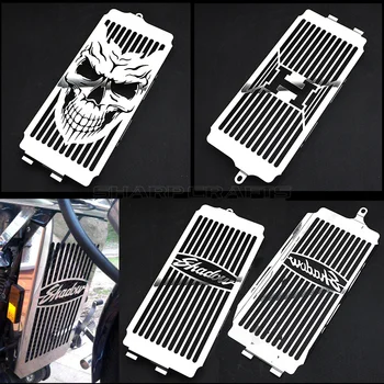 

Motorcycle Chrome Skull Radiator Grill Cover Guard Protector For Honda Shadow ACE VT400 VT750 1997 - 2003 Spirit 750 2001 - 2008