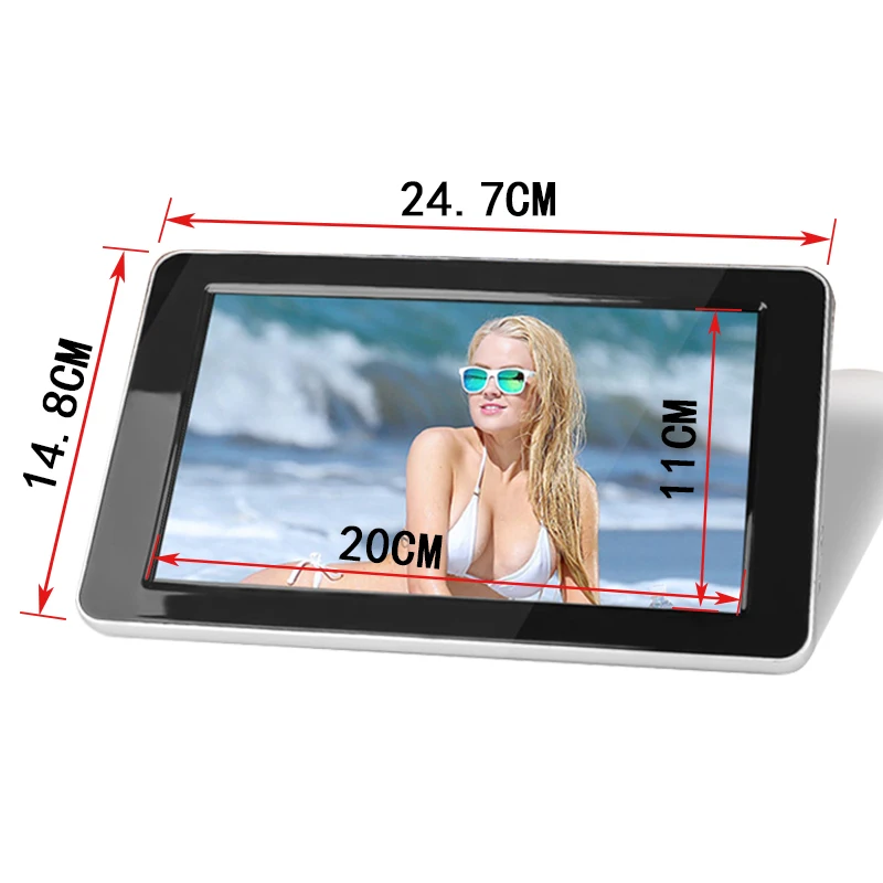 

XST 9 Inch HD Headrest Monitors TFT Digital Color Screen AV Input Auto LCD Display Car Monitor for Car Radio DVD Player
