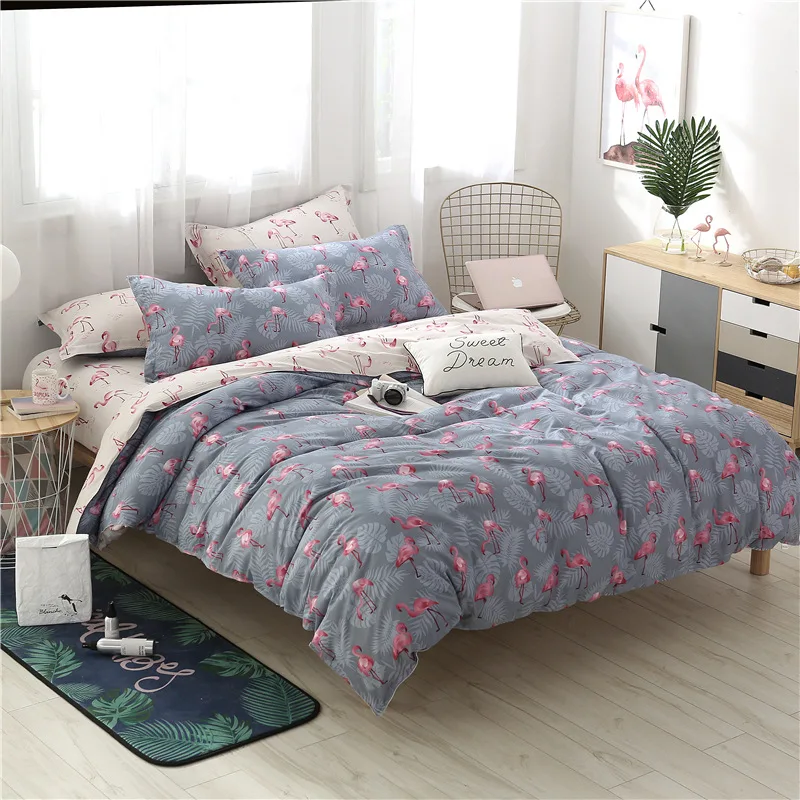 1 PCS Duvet cover printing single double size quilt cover Skin Care Cotton Bedclothes 160x210cm/180x220cm/200x230cm Size 5 - Цвет: AS