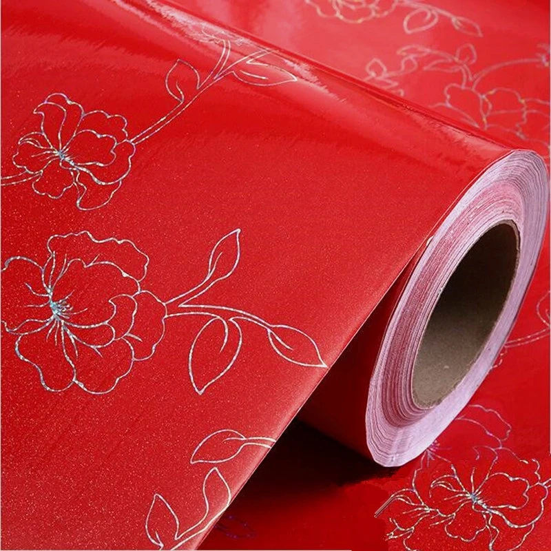 

Wallpapers Youman 5M PVC Waterproof Self-adhesive Sticker in Sticker Wallpaper Wall Sticker Kitchen Cabinet Wall Paper Home Deco