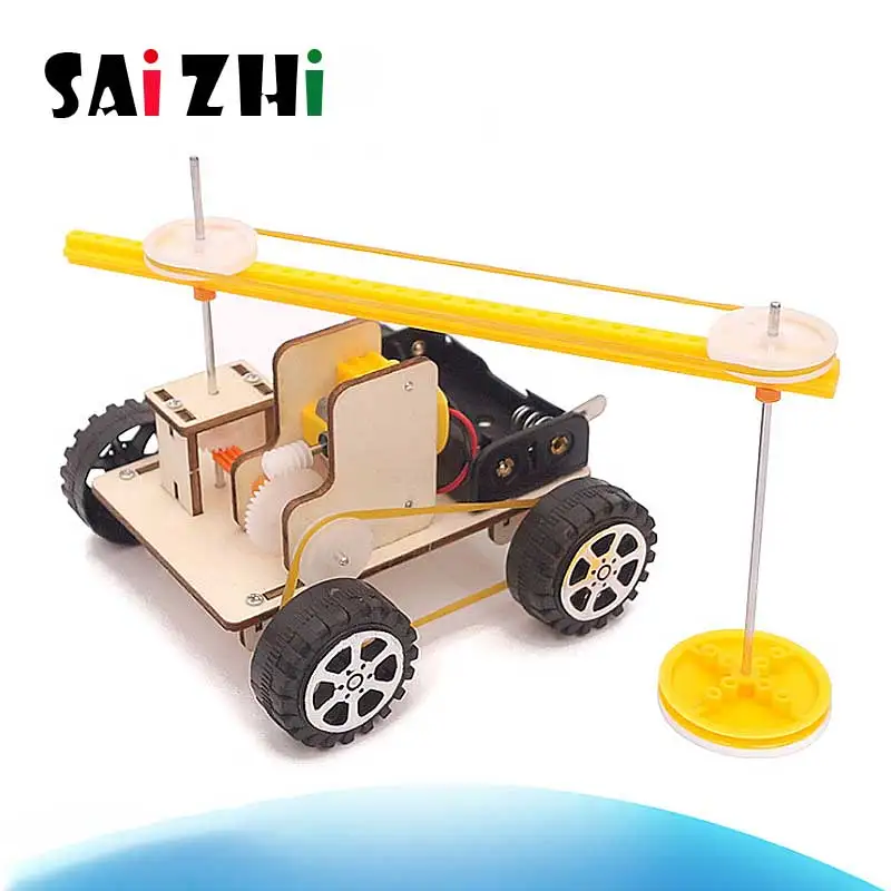 

Saizhi DIY Technology Invention Electric Sweeping Robot Model Accessories Toy Manual Assembly Model Experiment Materials SZ3394