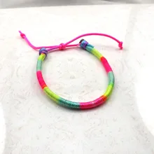 20 шт./лот, традиционный китайский витой браслет, ручная работа, регулируемые браслеты