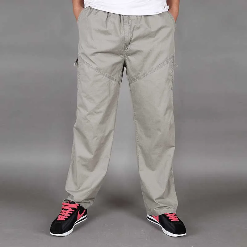 Algodón Harem Primavera Hombres Ropa Flojos army Casual Pantalones Más Cargo Green Hop Holgados Negro Masculinos De 6xl Hip caqui Tamaño Verano amarillo 8xqaY7