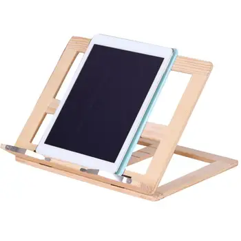 

1pcs Adjustable Portable Reading Rest Tablet Cook Book Reading Bracket Home Study Room Book Holder Foldable Stand Pages Fixed