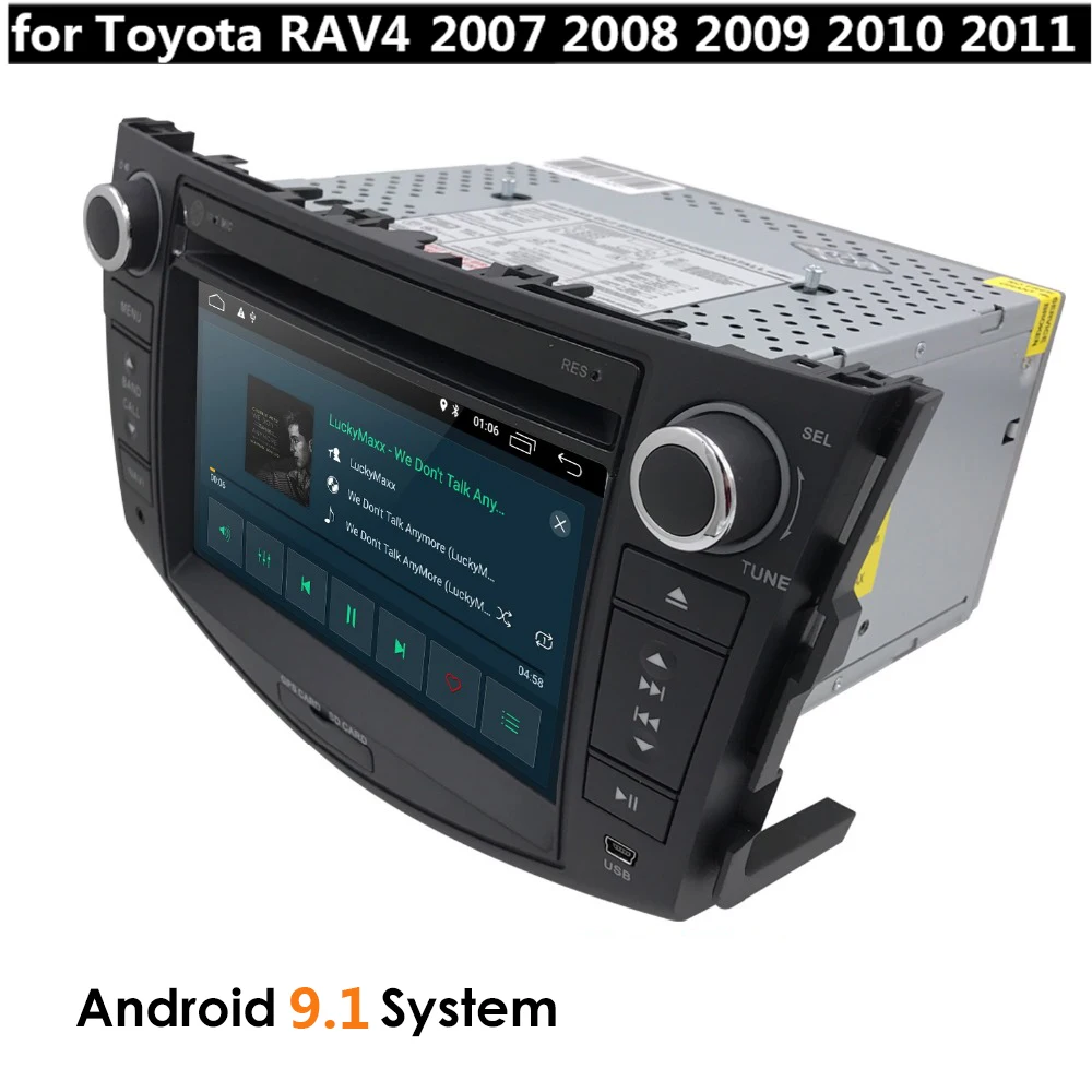 

2 Din Car Radio Android 9.1 7 Inch HDAutoradio Stereo Multimedia DVD Player for Toyota RAV4 RAV 4 2007 2008 2009 2010 2011 45