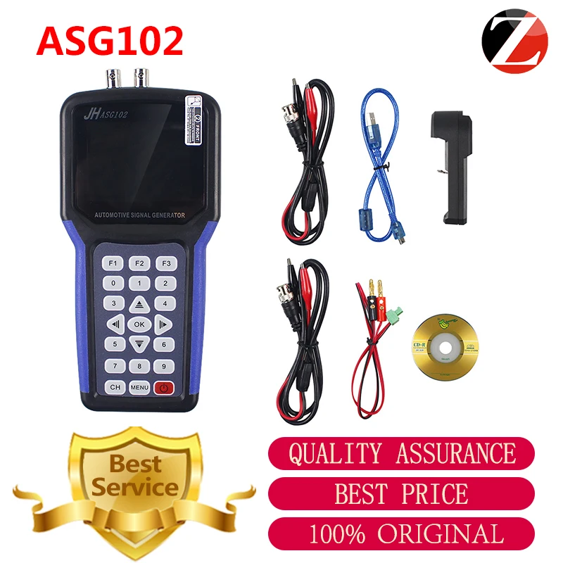 

Jinhan ASG102 Digital Handheld Signal Generators 2 Channels JHASG102 Automotive Signal Generator Kit With CAN data function
