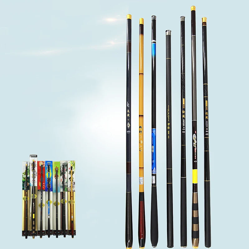 

Carbon Fishing Rod Portable Telescopic Ultralight Fishing Pole for Stream Freshwater B2Cshop