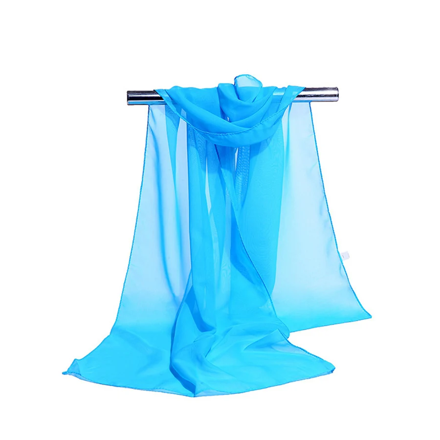 

Hot Chiffon Silk Scarves Women Muslim Hijab Summer Bandanas Solid Head Scarf for Lady Beach Shawls Soft Winter Neck Scarf Girls