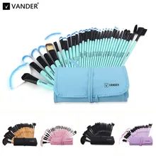 Vander Classic 32 Pcs Makeup Brushes Professional Cosmetic Kits Make Up Brush Set Foundation Powder Tool w/ Bag pincel maquiagem