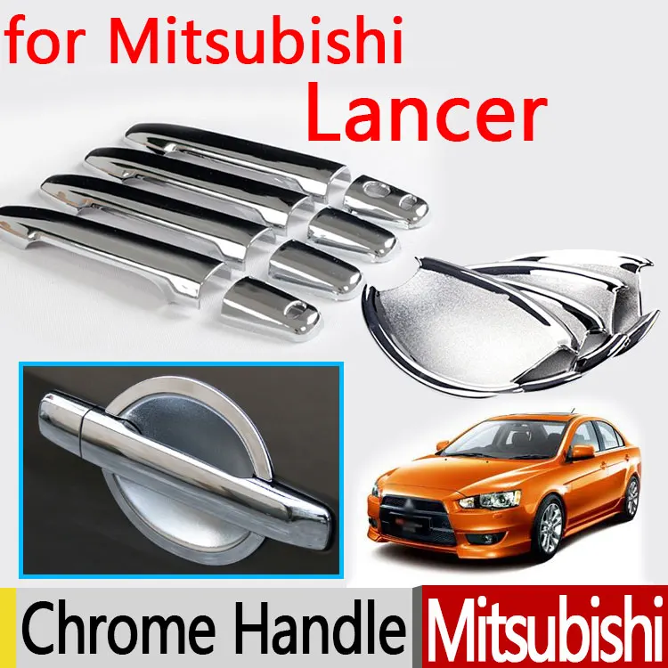 Prix pour Pour mitsubishi lancer accessoires chrome poignée de porte de luxe pas de rouille lancer 10 lancer x lancer ex voiture autocollants car styling Prix pour Pour mitsubishi lancer accessoires chrome poignée de porte de luxe pas de rouille lancer 10 lancer x lancer ex voiture autocollants car styling