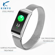 Умный Браслет Sleep Monitor Фитнес трекер сердечного ритма крови Давление монитор Smartband Цвет Экран группа pk mi band2