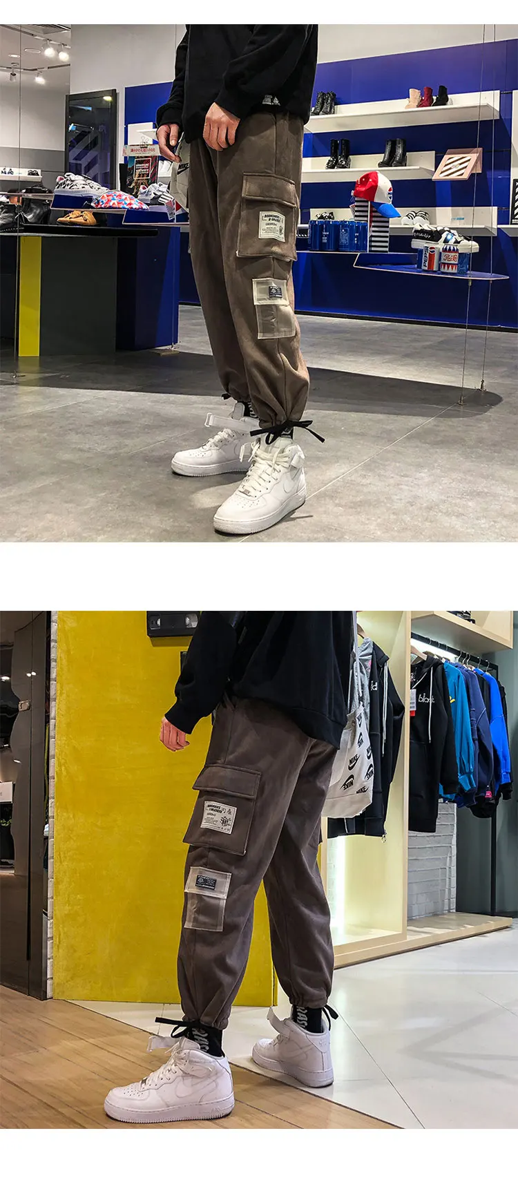 LAPPSTER Уличная Брюки карго мужские 2019 человек хип-хоп джоггеры брюки мужские корейские карманы спортивные брюки свободные дизайнерские