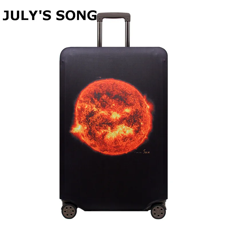 

JULY'S SONG Elastic Fabric Luggage Protective Cover Suitable 18-32 Inch Trolley Case Suitcase Dust Cover Travel Accessories