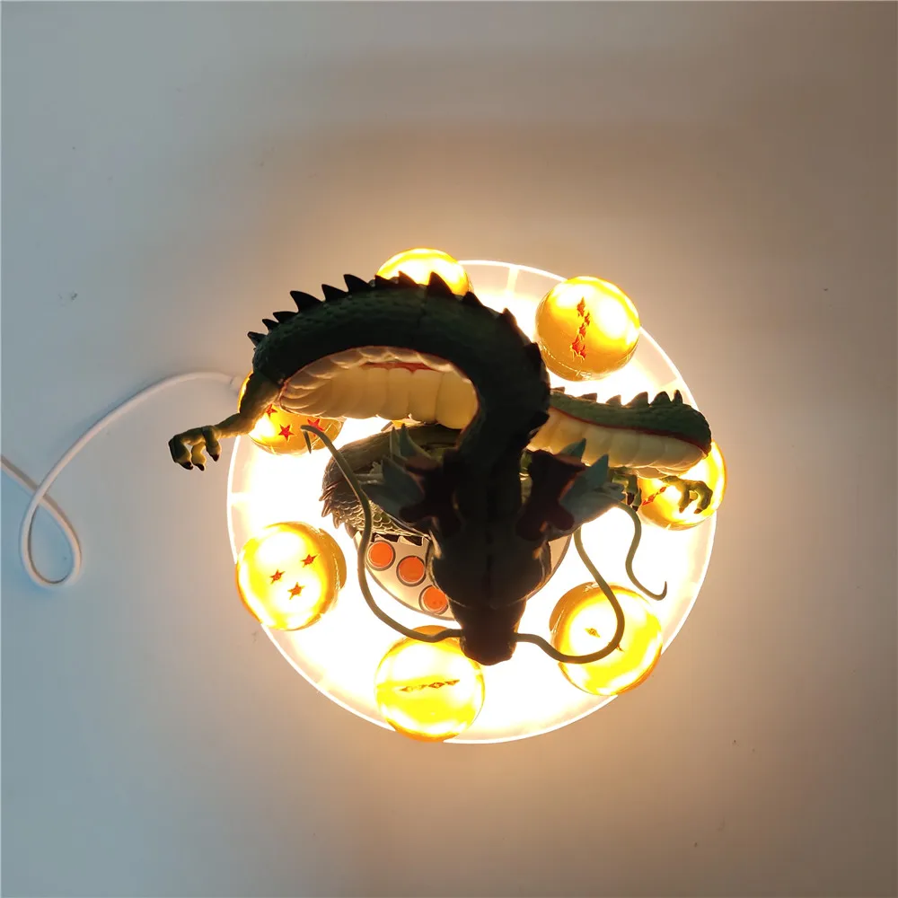 Dragon Ball Z Shenron хрустальный шар светодиодный ночник Dragon Ball лампа USB мощность Shenlong Dragon Ball Lampara DBZ настольная лампа