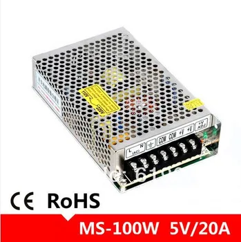 

small size LED switch power supply 100W 5V20A power supply MS-100-5 Mini type