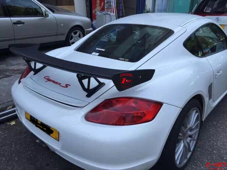 

Fit for Porsche Cayman 987 GT4 GT Z-ART 05-12 carbon fiber large tail spoiler wing