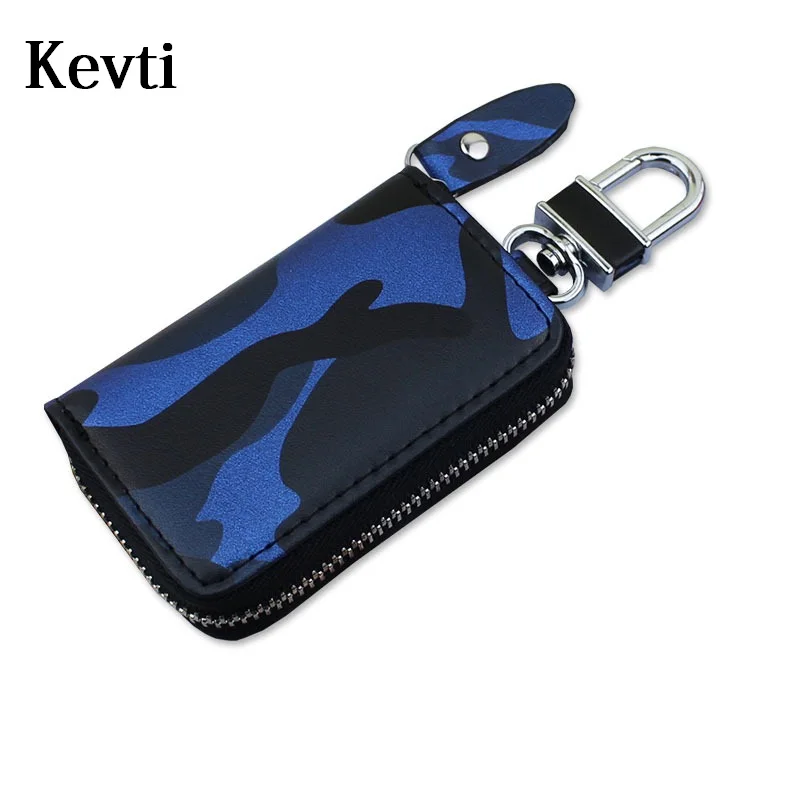 KEVTI Brand Split leather Women Men's Car key wallets 2017 Fashion