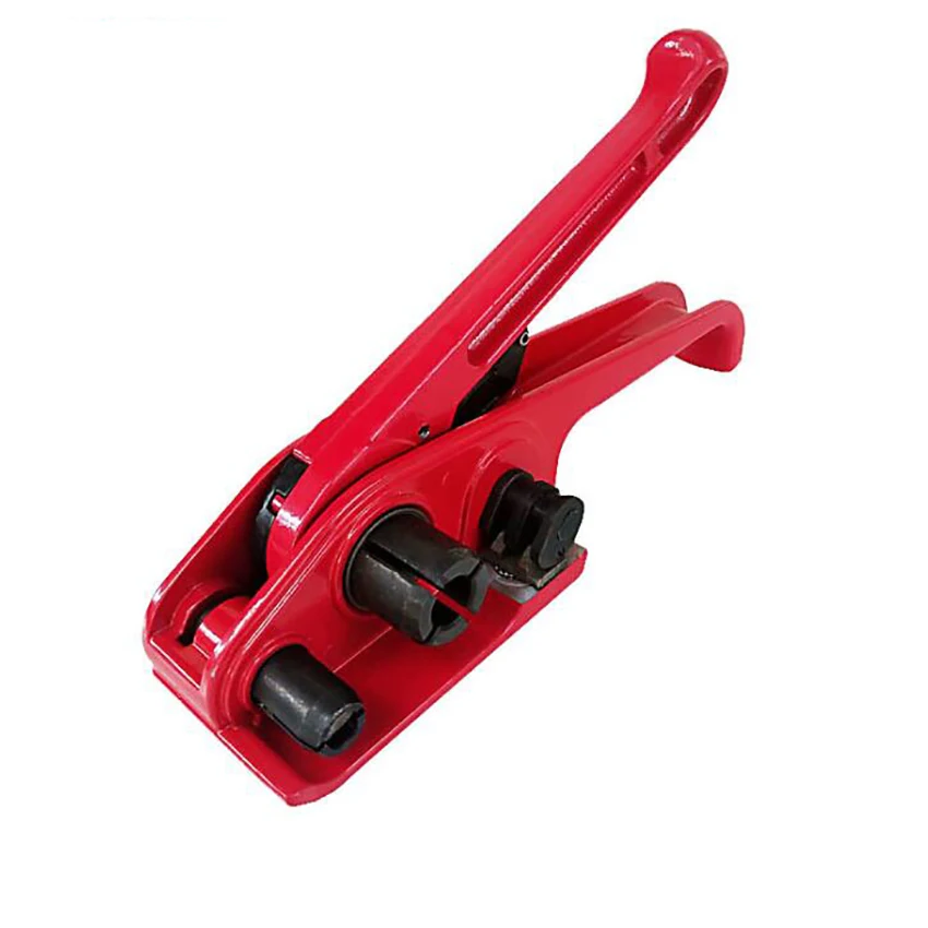 Heavy Duty Tensioner & Cutter for Polyproplyn and Polyester and PET Plastic Strapping Manual Banding Tools for Width 12-19mm