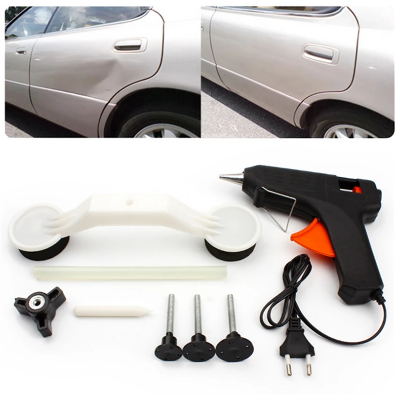 Prix pour ABS Pistolet À Colle Nouveaux Pop-un-Dent Ding Réparation Removal Tool Set Kit pour Porte De Voiture Véhicule Auto Automobile Pops Dent De Voiture Dispositif De Réparation Prix pour ABS Pistolet À Colle Nouveaux Pop-un-Dent Ding Réparation Removal Tool Set Kit pour Porte De Voiture Véhicule Auto Automobile Pops Dent De Voiture Dispositif De Réparation