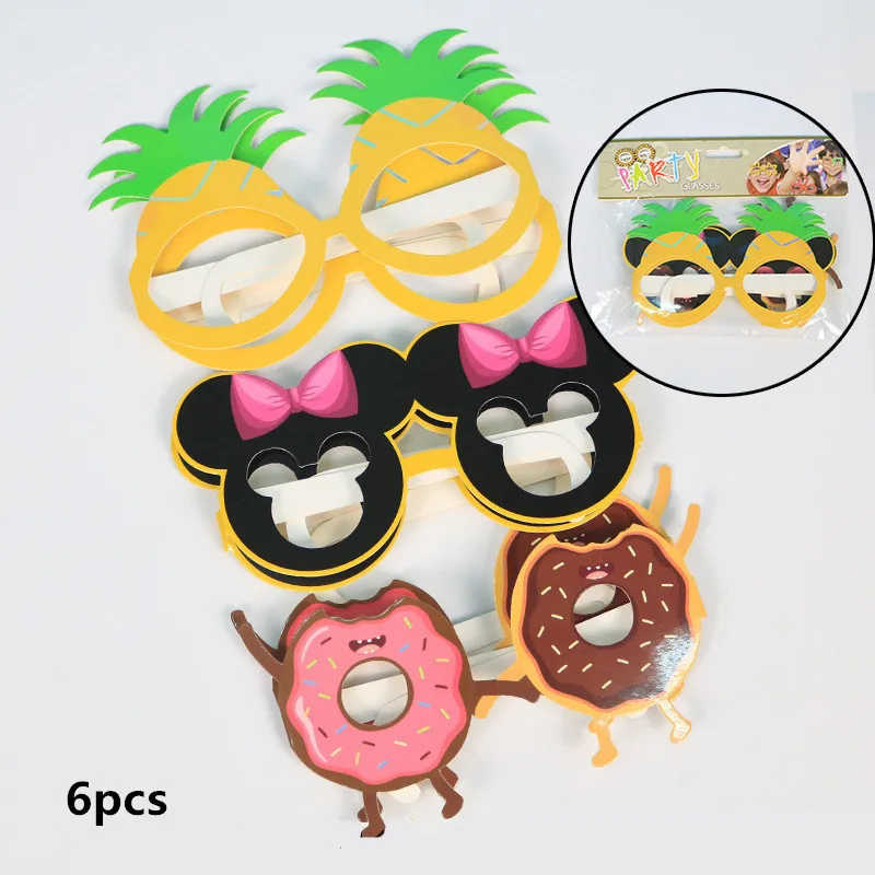 Children's Birthday Party Supplies Baby Decorative Masks Festival Dress Up Halloween Goggles Atmosphere Paper Funny Mask qq039 (12)