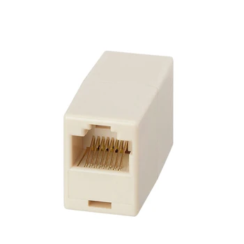 

10Pcs CAT5e RJ45 Female to Female Inline Coupler Coupling Joiner Connector New Arrival