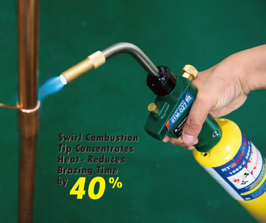 Mapp Torch Braze Welding Mapp Propane Gas Gun Heater Burner W Self Ignition Cga600 For Copper Aluminum Pipe Welding Bbq Heating Mapp Torch Gas Mappbrazing Torch Aliexpress Brazing With Mapp Gas