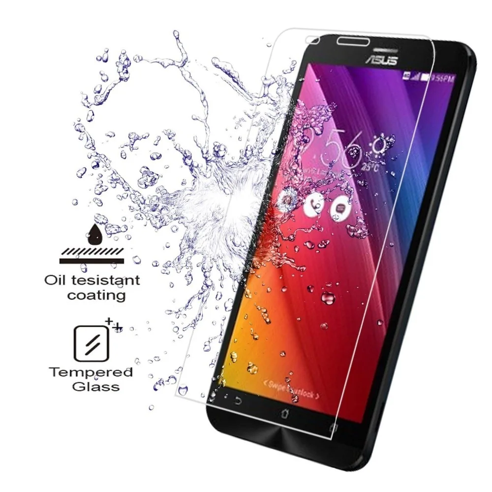 

Tempered Glass for Asus Zenfone 2 ZE500CL ZE551ML 550KL 520KL 500KL 601KL ZB551KL ZD551KL Screen Protector FOR A400 A500 A600CG
