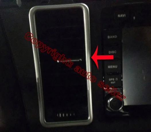 

ABS Pearl Chrome Interior Air-Condition Vent Outlet Cover Trim For Toyota Sienna 2015 2016 2017 Car Accessories Stickers